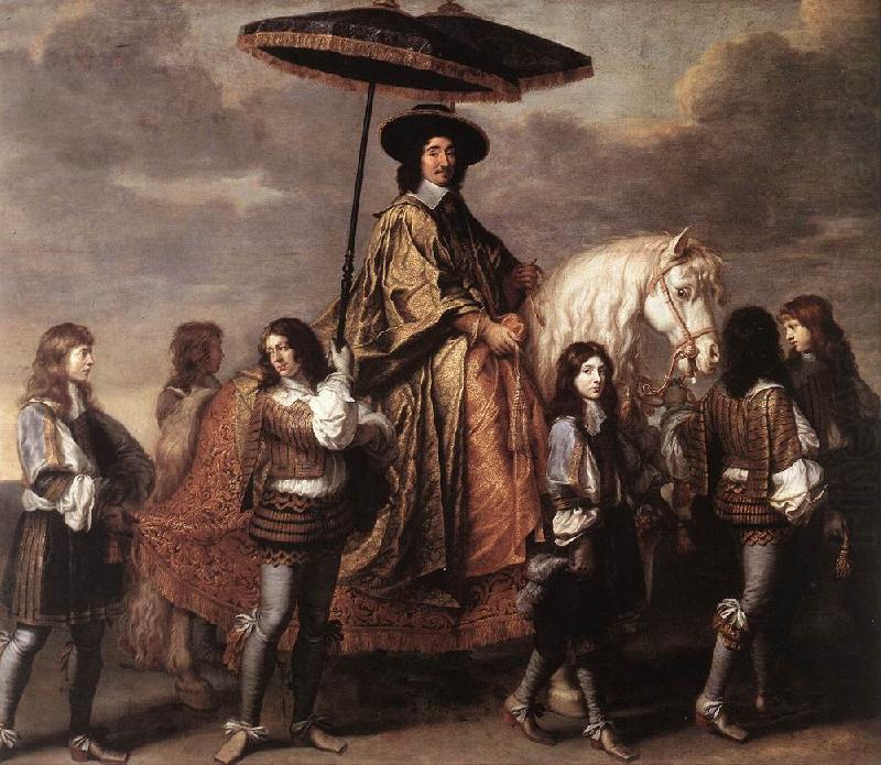 LE BRUN, Charles Chancellor Sguier at the Entry of Louis XIV into Paris in 1660 sg china oil painting image